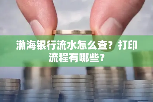 渤海银行流水怎么查?打印流程有哪些?